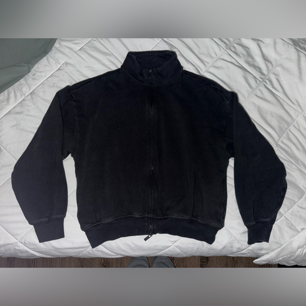 PINK Victoria's Secret Black Zip-Up Hoodie